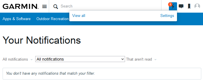 Notifications' icon