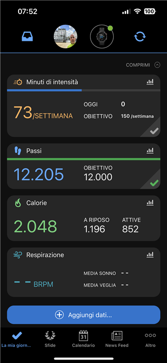 La mia app è imposta su miglia io vorrei Km. Come posso cambiare ...