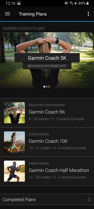 Can't see Or access training plans in garmin app. - Garmin Connect Mobile Android - Apps & Web Garmin Forums