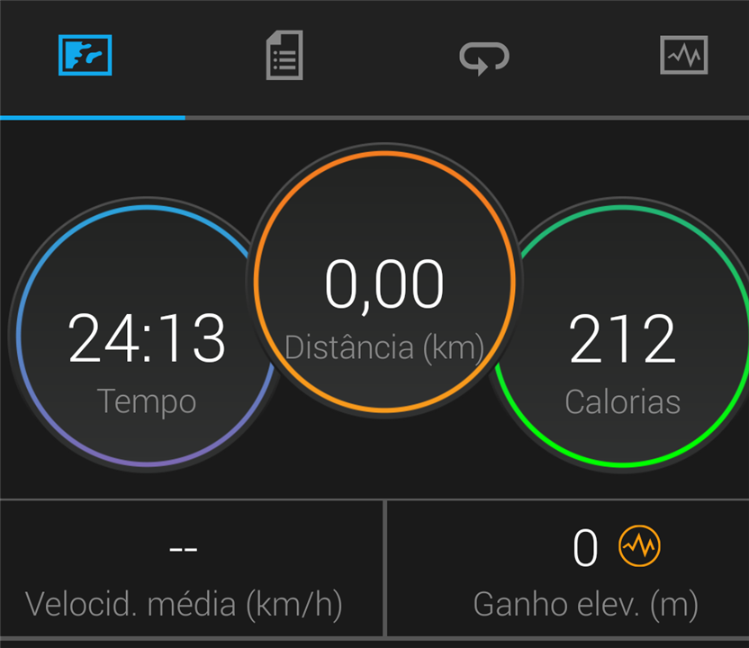 Is it possible to change the data displayed on the circles activity summary, by activity type? - Garmin Mobile Android - Mobile & Web - Garmin Forums