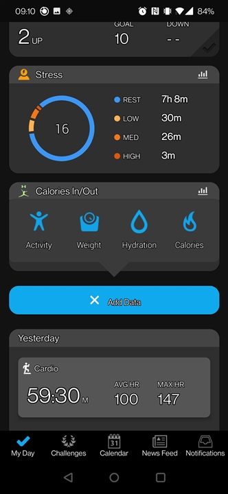 garmin vivoactive sleep tracking