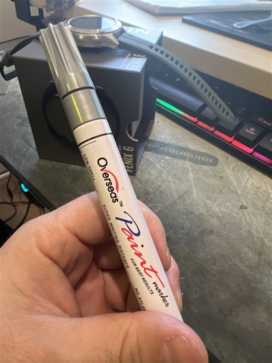 Fenix 6 paint pen experiment - fēnix 6 Series - Wearables - Garmin Forums