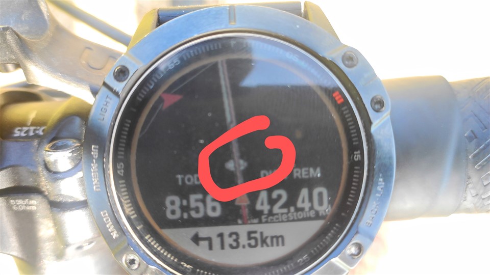 What do these little triangles indicate? fēnix 6 Series Wearables