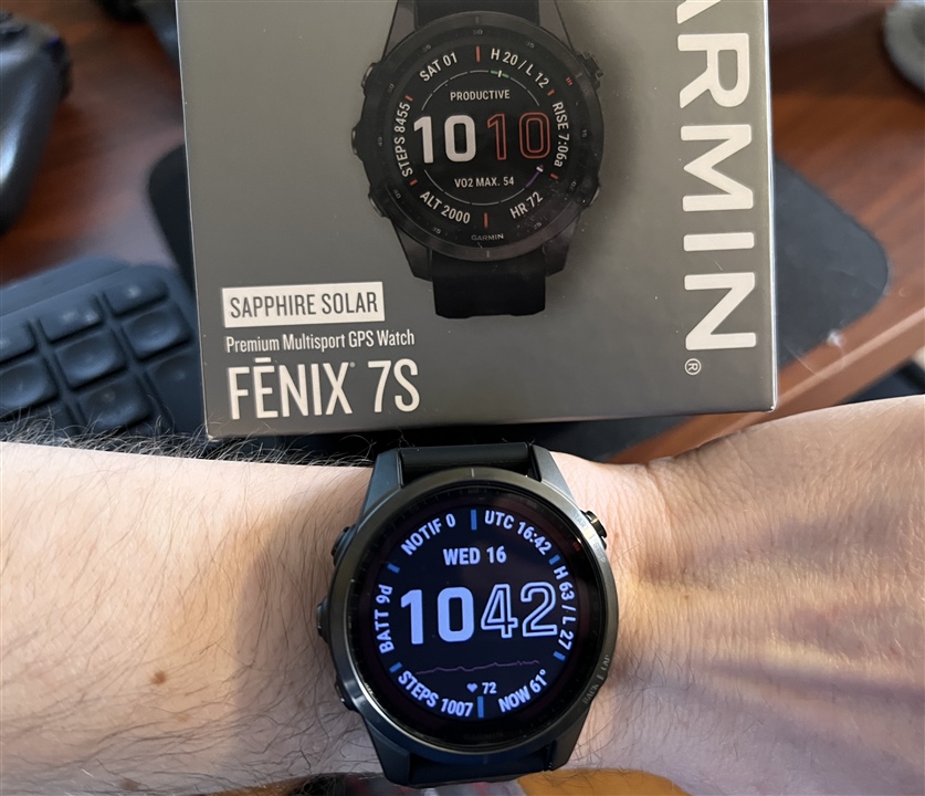 Fenix 7S How to get the watch face that is on box? - fēnix 7 series - Wearables Garmin Forums