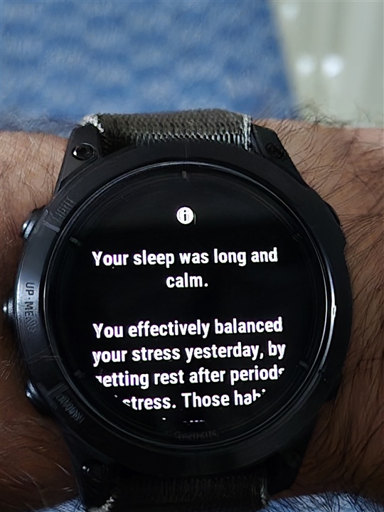 No sleep recorded despite widget saying I had a calm sleep Epix (Gen