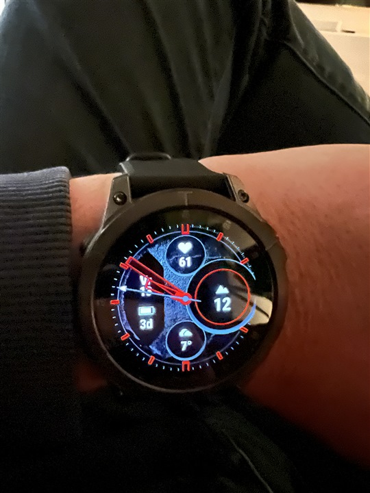 Watch face outer data ring disappears Epix Gen 2 Series