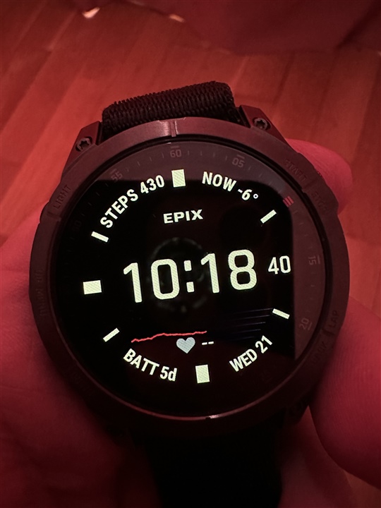 My Epix 2 Garmin Epix white spots appear yellow Epix Gen 2