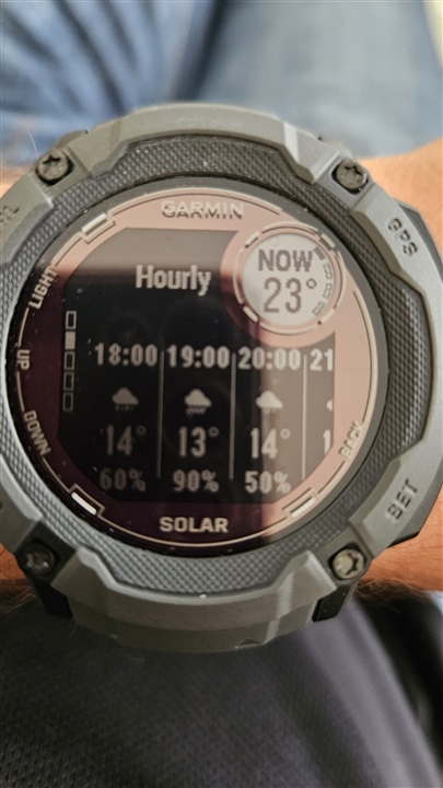 weather forecast issue Instinct 2 Series Wearables Garmin Forums