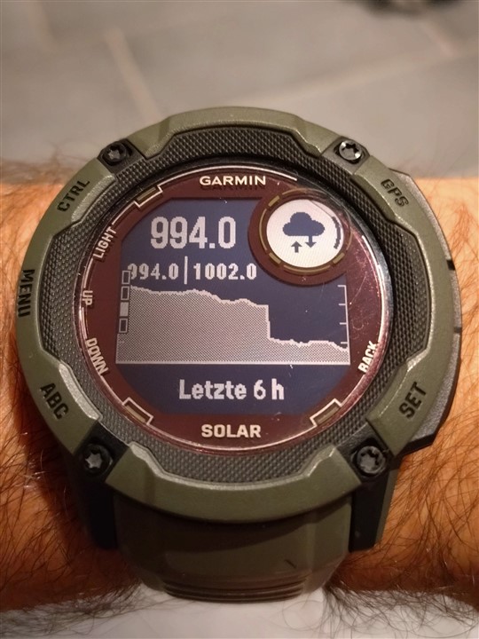Altimeter garmin outlet instinct