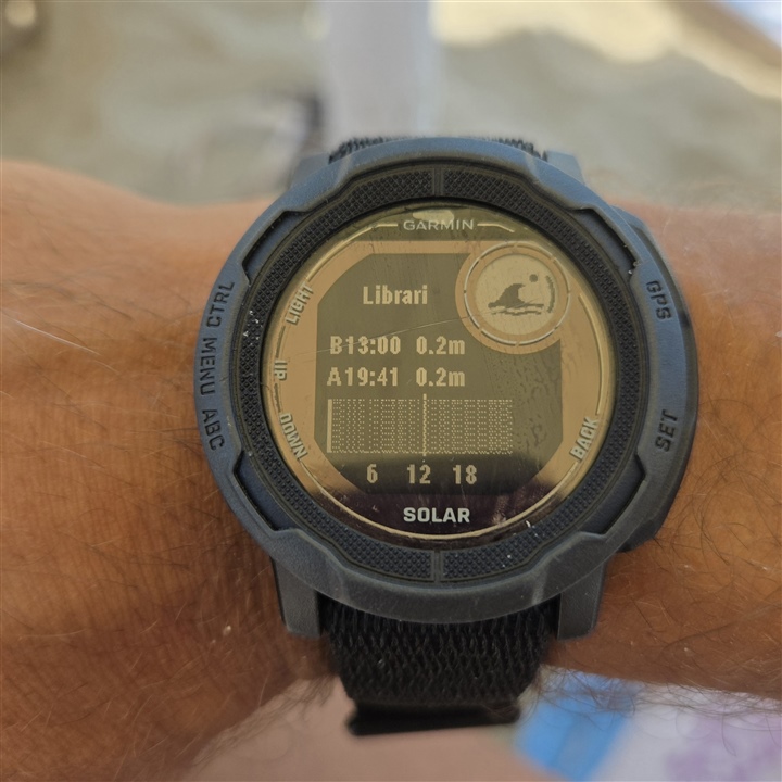Problem with the tides widget (I2Solar) - Instinct 2 Series  