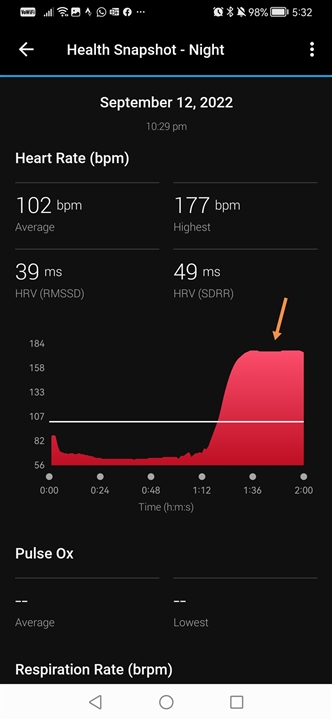 Random high heart rate Forerunner 955 Series Running