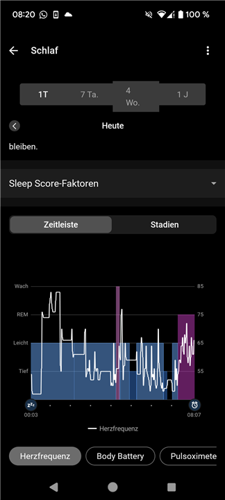 Heart rate flatlining during sleep causing wrong sleep time and sleep score Forerunner 255 Series Running Multisport Garmin Forums