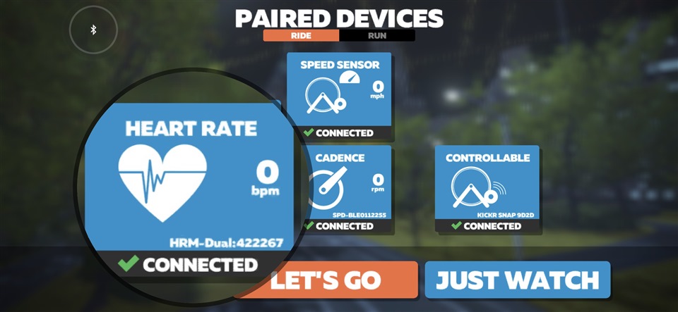 connect garmin 935 to zwift